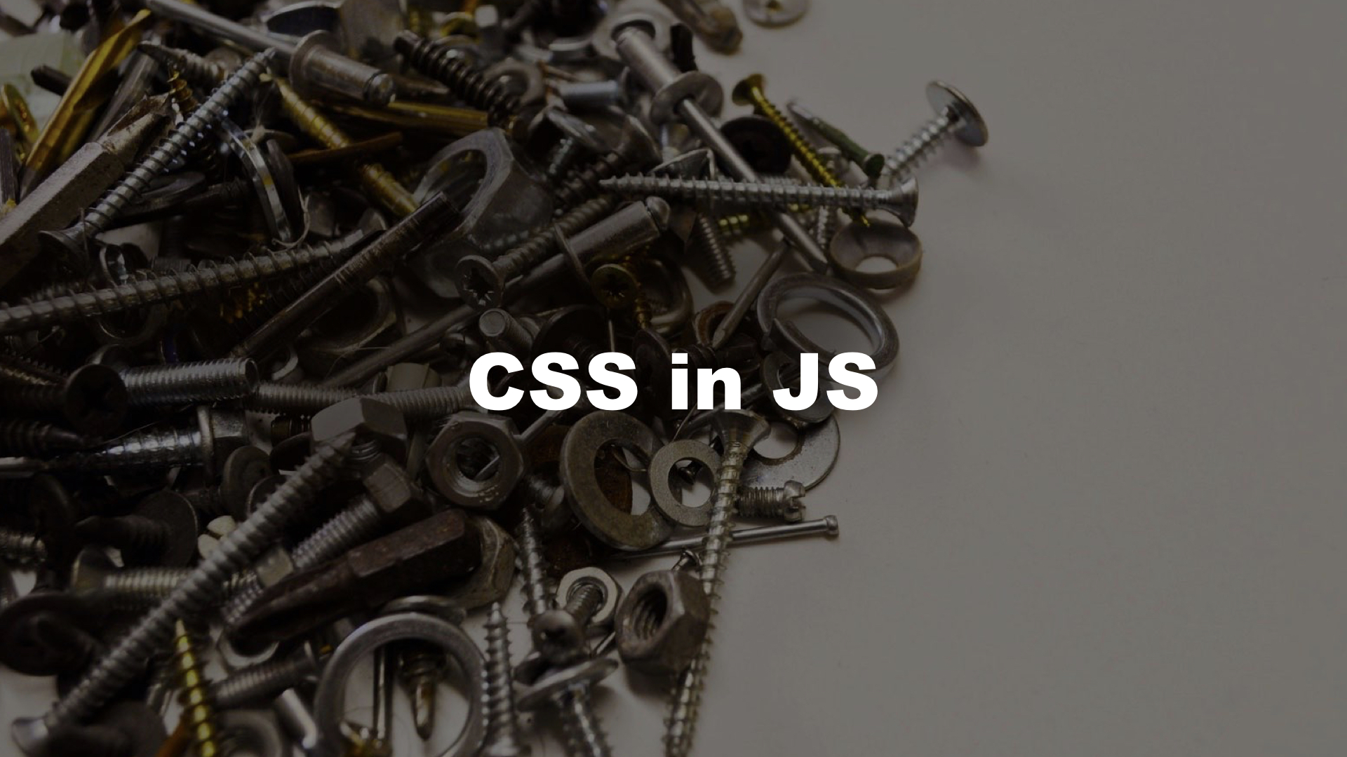 CSS is JS may feel like this at first!