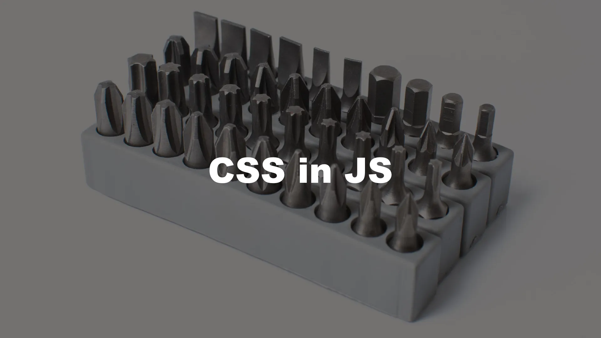 CSS is JS is maturing, and will look more like this pretty soon!