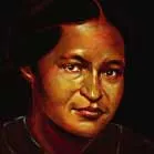Painting by Robert Shetterly Rosa Parks painting